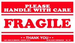 Fragile Label